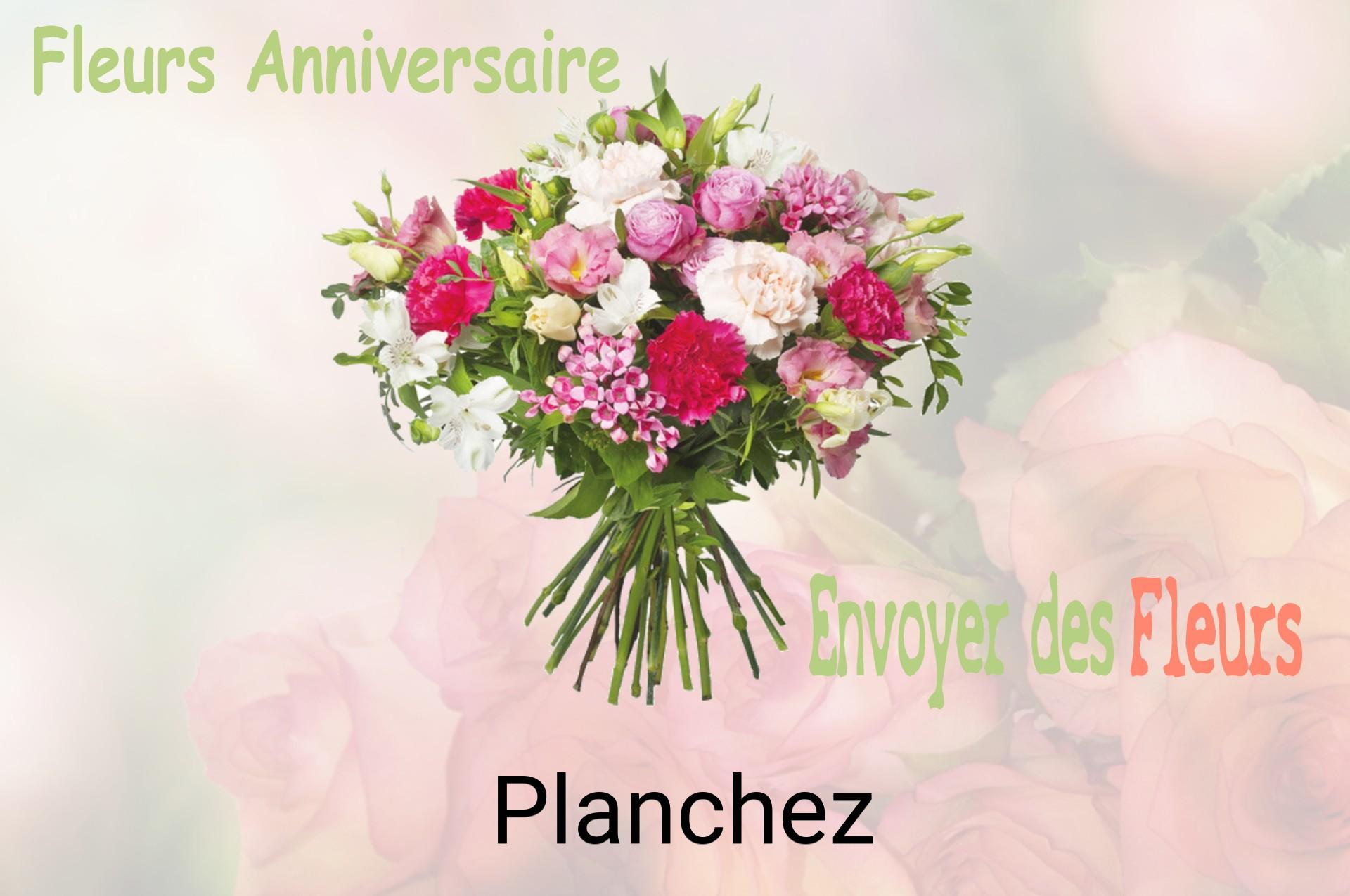 Bouquet de fleurs d’anniversaire livré à Planchez